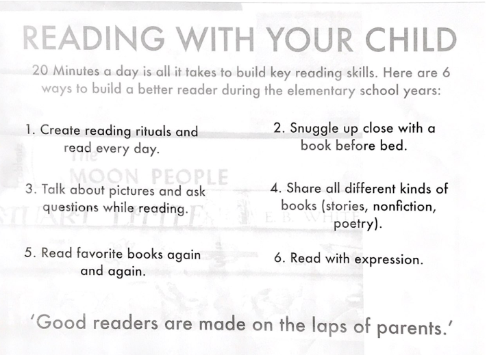 Reading With Your Child