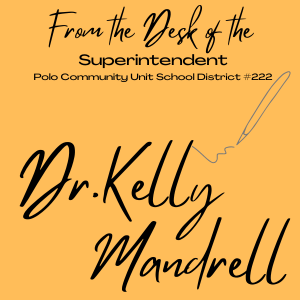 A letter from the Superintendent